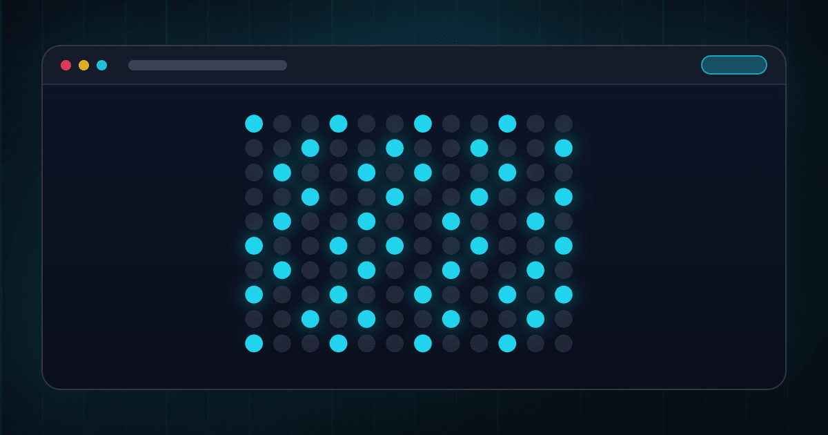 The probability dot matrix