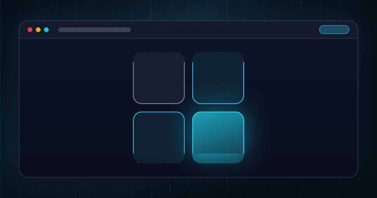 The poker software grid, one tool lit up