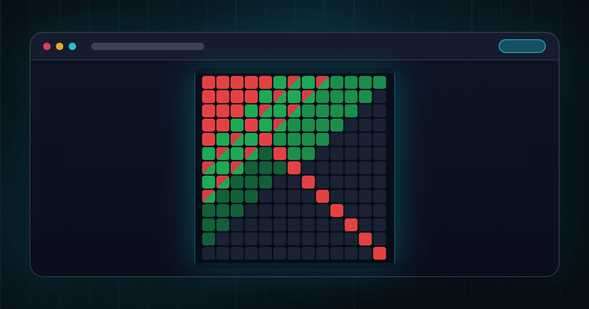 The 13×13 poker range grid